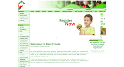 Desktop Screenshot of firstfroots.com.au